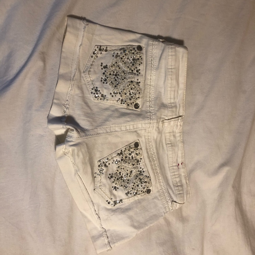 white shorts